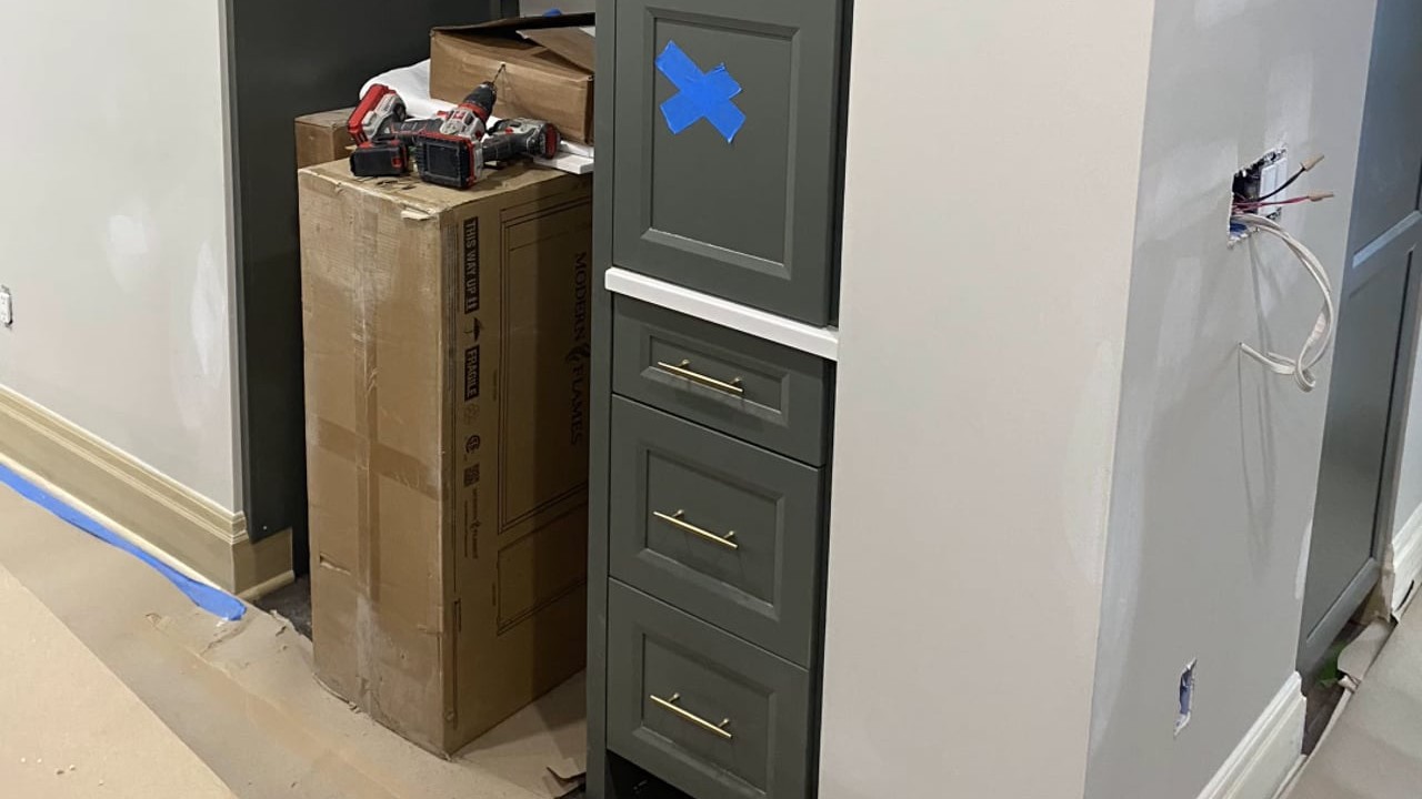 Cabinet and Fireplace Installation thumbnail